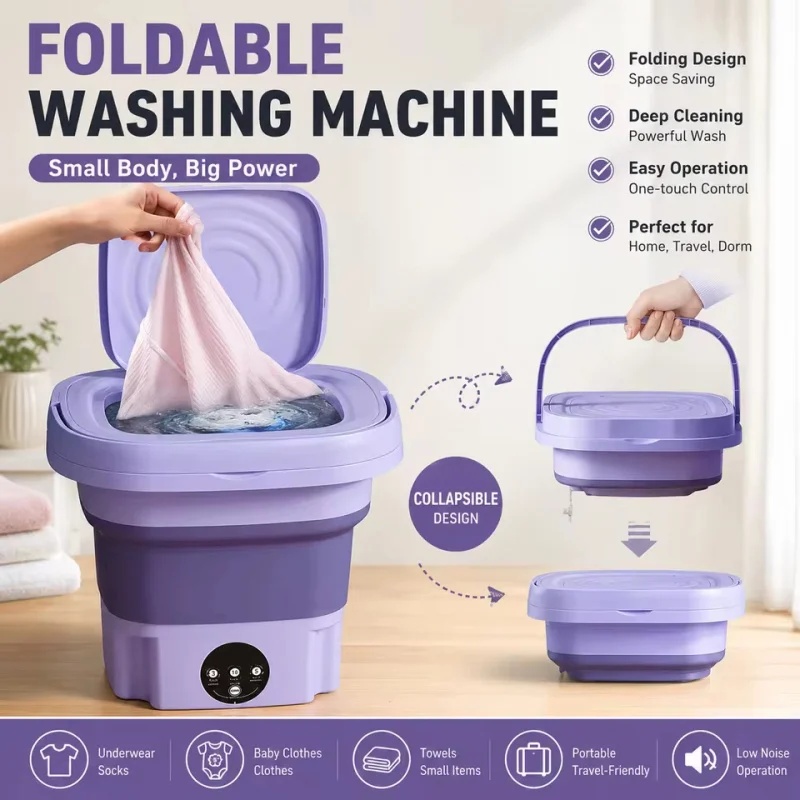 Portable Folding Mini Washing  - Small Appliances ulasan dan harga