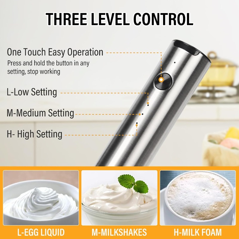 Rechargeable Electric Whisk US - Portable Blender Usb Rechargeable ulasan dan harga